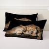Lions Bedding Set Soft Polyester Duvet Cover Set Quilt Cover With Pillowcase For Bedroom Decor Birthday Gift For Wife Husband
