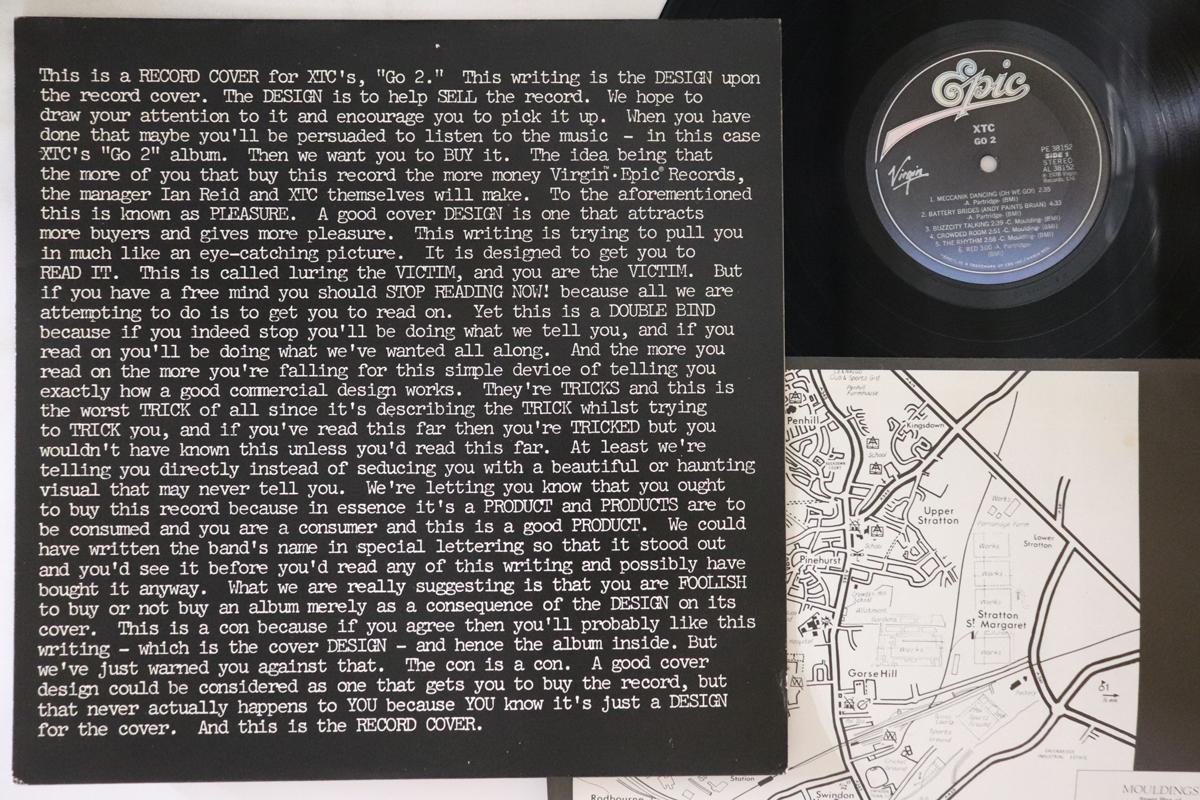 

LP Record XTC Go 2 PE38152 EPIC 1982 US Rock Used