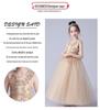 Girls' Puffy Princess Dress: Summer Flower Girl Gown for Weddings, Birthdays, and Performances