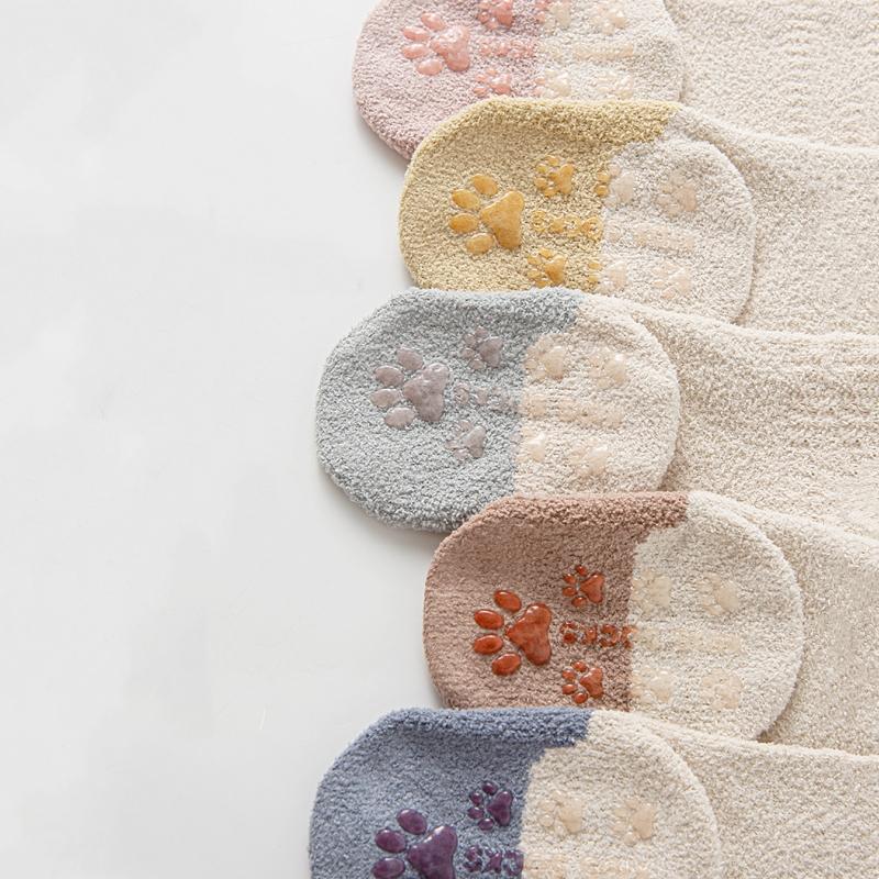 Autumn Winter Children Knee High Socks Thick Warm Coral Fleece Baby Stockings Infant Boys Girls Soft Thermal Long Socks 0-3Years