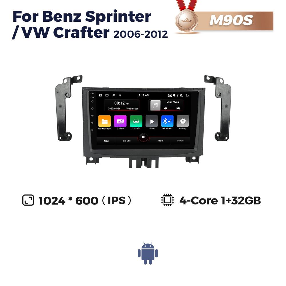 

NaviFly 8-ядерный 8+256G автомобильный радиоприемник мультимедийный проигрыватель для Benz Sprinter Volkswagen Crafter 2006-2016 Carpaly Auto GPS 2 Din стерео