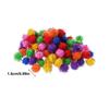 100pcs 1.5cm Colorful Pompoms for Dolls Garment Handmade Material Soft Fluffy Pom Poms Ball For DIYs Kids Toys Accessories
