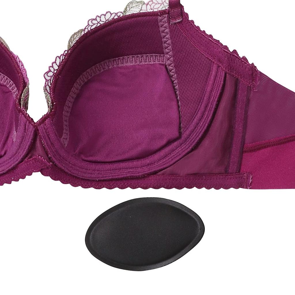Charming Glamor Bra Fruity Flower M022 D65 [Amostyle] Women's (Purple)