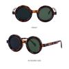 Verstellbare Tönung Sonnenbrille Retro Runde Polarisierte Brille mit ND-Filtergläsern Herren Damen Outdoor Strand Sonnenbrille zum Autofahren Angeln Golf