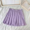 European and American summer high waisted A-line pleated short skirt for women