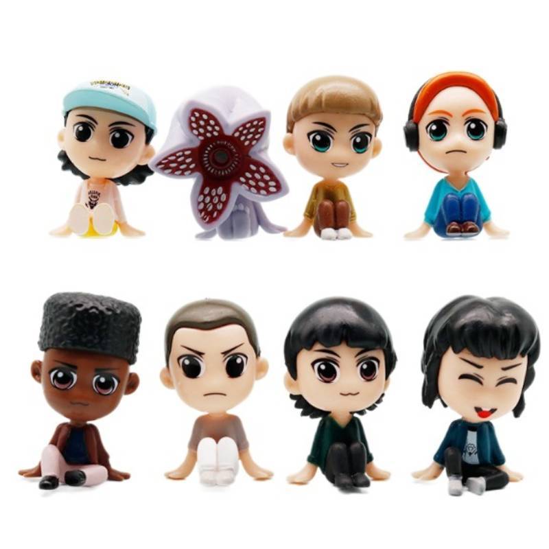 

Stranger Things Collectible Figure Pack With Assembly For Kids And Fans