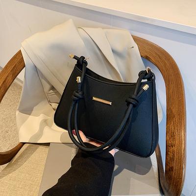 Temperament Fashion Shoulder Armpit Bag 2025 Winter New Versatile Ins Foreign Style Small Square Bag
