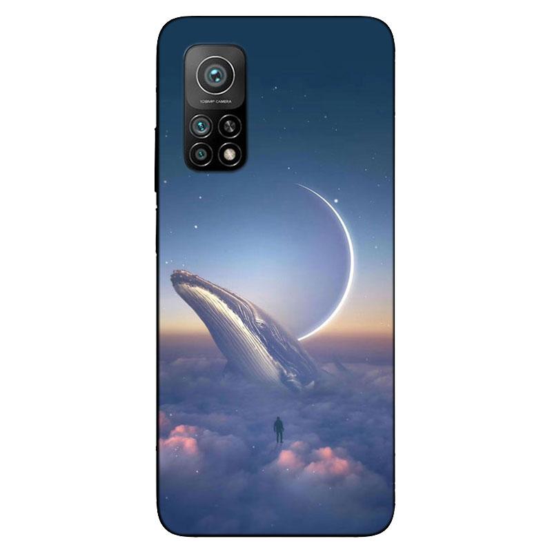For Xiaomi Mi 10T Pro Case Black Bumper Silicone TPU Soft Phone Cover For Xiaomi Mi 10T Case Cartoon Funda Mi10T 10 T Pro Coque