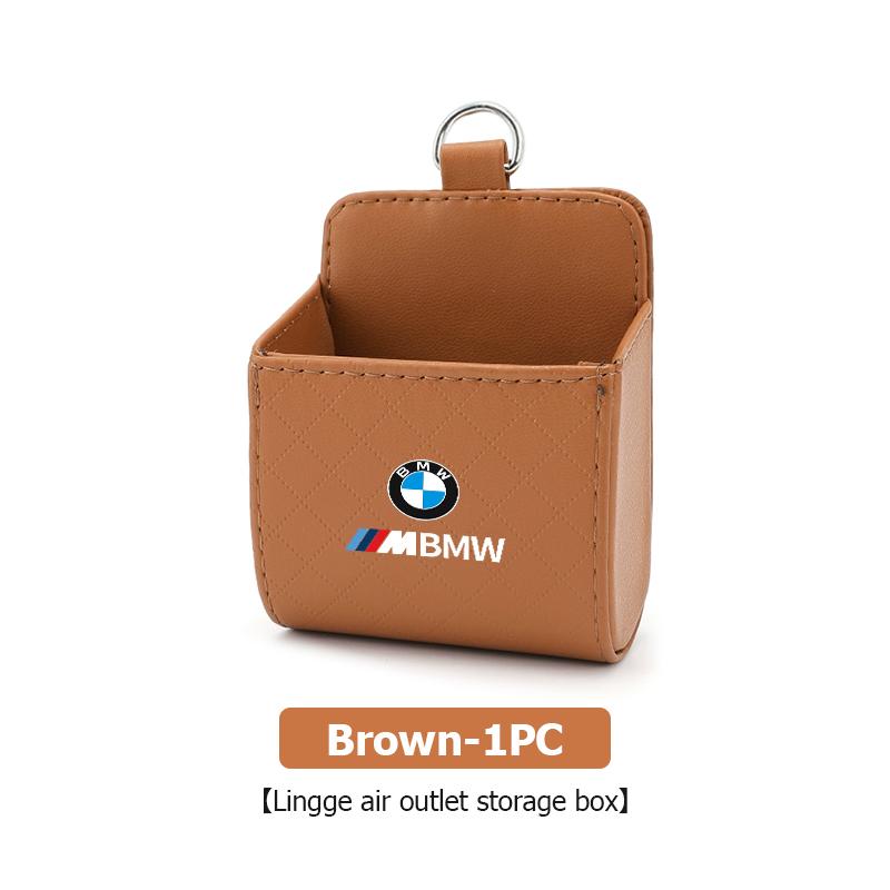 

Car Storage Bag Air Dashboard Tidy Hanging Leather Box For BMW X3 X5 M5 M3 E46 E90 E60 F10 E39 F30 E36 G30 E87 E70
