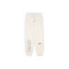 Li Ning Bad Five Chang An Youth Fleece Warm Loose Cuff Knit Sports Pants Men Bottoms Vanilla-White AKLRF27-2