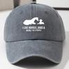 Baseball Cap Fashion Printed Casual Sun Hat Retro Soft Top Peaked Cap Adjustable