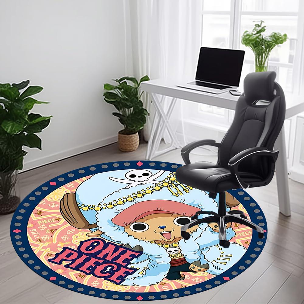 1PC One Piece Office Round Area Rug Suitable For Office, Under Office Chairs Bedroom Living Room Home Decor, Room Deco T1224018