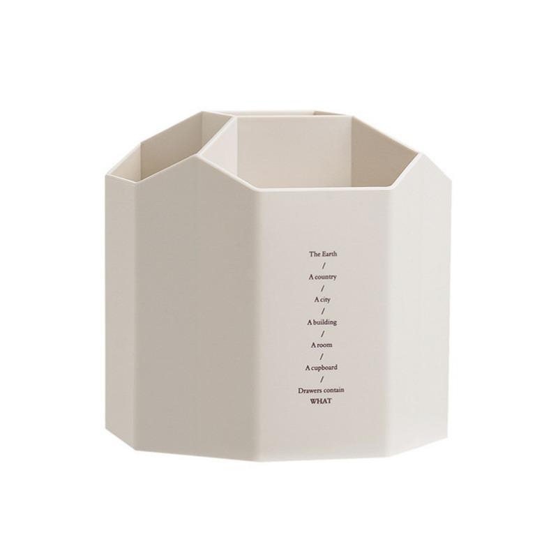 Íróasztalrendszerezők Multifunkciós 360 Fokban Forgatható Ceruzatartó Kreatív Nagy Kapacitású Asztali Tárolódoboz Iskolai Írószer