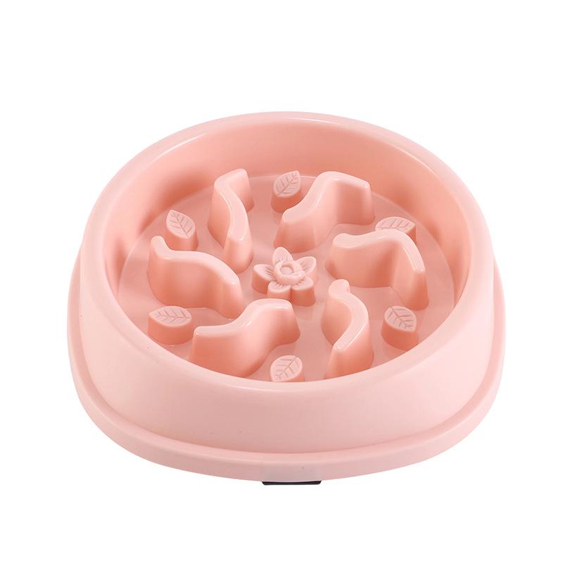 

Dog Slow Feeder Bowl - Anti-Gulping, Anti-Vomiting, Non-Slip, Flower-Shaped for Small & Medium Dogs