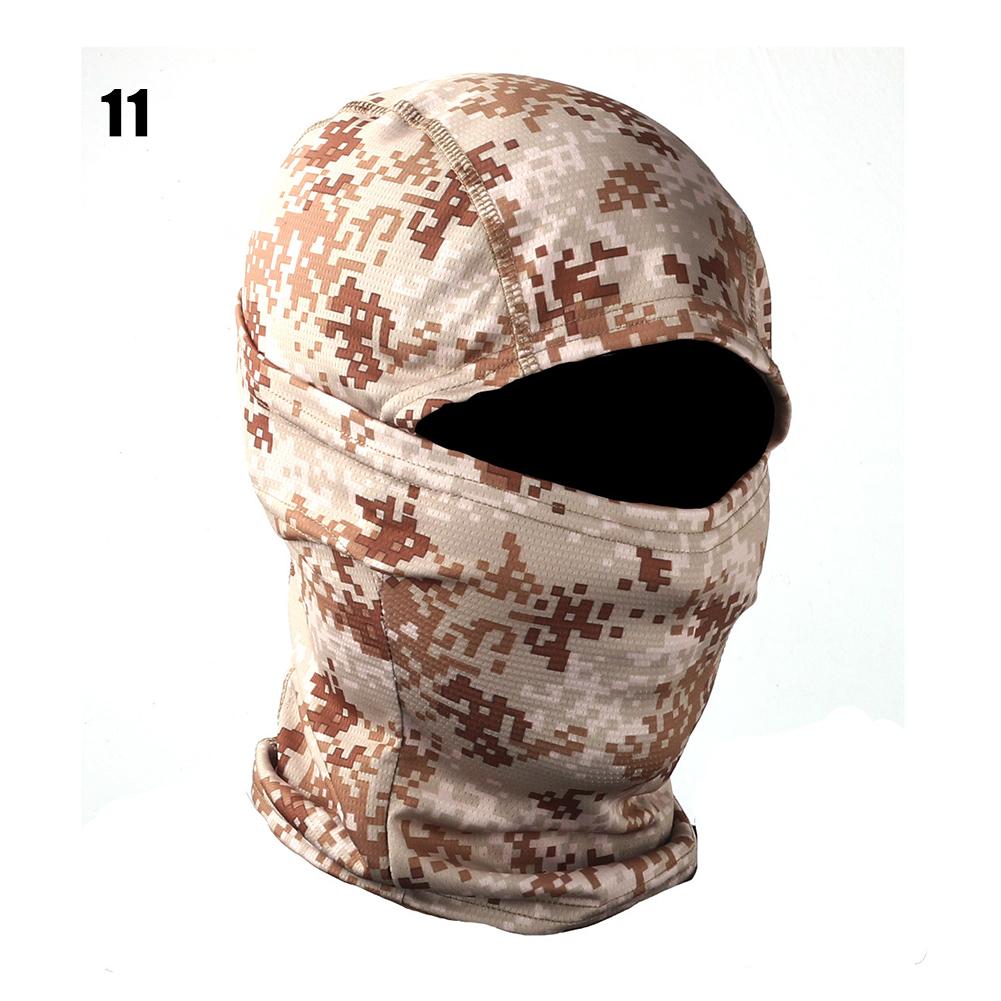 Camouflage Balaclava Full Face Scarf Ski Cycling Full Face Mask Cover Neck Head Warmer Sports Cap Helmet Liner