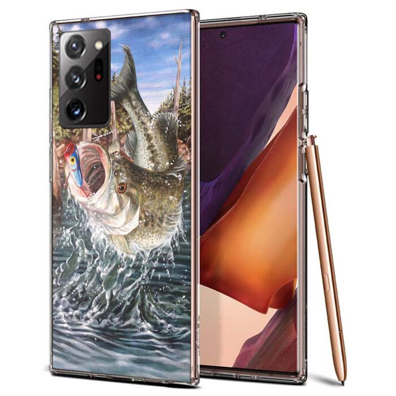 Angelzubehör Fisch Handyhülle für Samsung A55 A35 A25 A15 A07 A05S A16 A17 A26 A36 A37 A56 A57 Galaxy Note 20 10 A50S A71 A51 A31