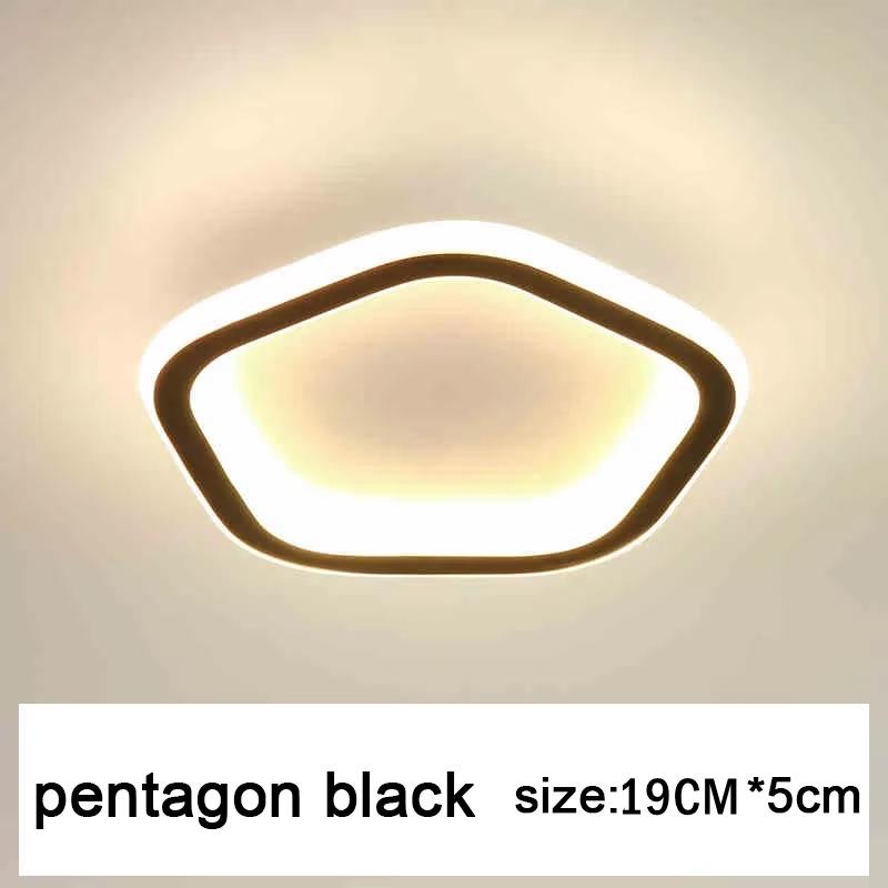 Modern LED Aisle Ceiling Lights Nodic Home Lighting Led Surface Mounted for Bedroom Living Room Corridor Light 3-color Lighting