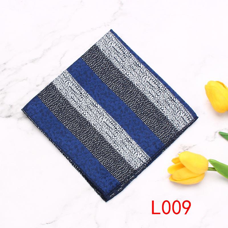 Rael Pocket Towel Striped Plaid Suit Accessories Square Towel Men'S Shirt Pocket Towel Business Banquet Square Towel