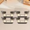 4Pcs Front Brake Pad Fitting Kit Shims Front Disc Brake Caliper Hardware Kit Car Brake Fitting Kit for Ford Fiesta MK7 08-17