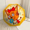 1PC cat flower Umbrella-8-Rib Reinforced, Automatic Open, Lightweight & Durable, Cute Fashion Accessory for Outdoor, Beach or Casual Use, Beach Umbrel