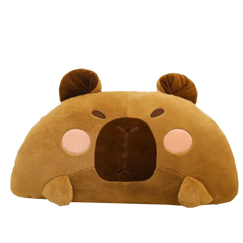Ugly Cute Capybara Sofa Bedside Pillow Kapibara Throw Pillow Office Nap Pillow