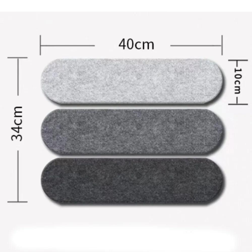 

3-Piece Felt Photo Wall Panels - Self-Adhesive Wooden Jewelry Organizer, DIY Art Decor for Living Room & Bedroom Storage