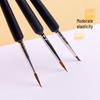 Wolf Hair Liner Brush for Fine Art Outlining and Edge Detailing in Oil Painting.