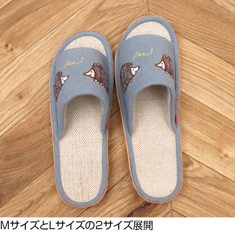 Lisa Larson Hedgehog Room Lisa Larson Room Size [LISA LARSON] Sandals/Slippers [Cute Shoes] (Pink, M)