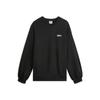 Puma X Rosé Casual Round Neck Pullover Long Sleeve Sweatshirt With Small Logo Unisex Sweatshirt Black 633803_01