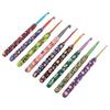 9PCS Crochet Hooks Colorful DIY Handcraft Ergonomics Crochet Hook Crochet Needle for Beginners for Relieve Stress