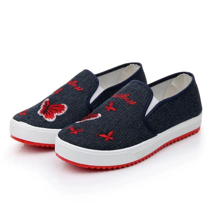 Dames schoenen damesmode zoet lichtgewicht marineblauw lente instappers antislip schoenen dames casual student loafers ga136