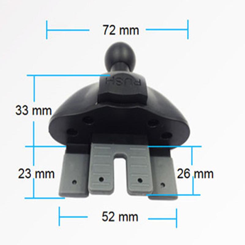 

Автомобильный держатель для CD-дисков, аксессуары для мобильного телефона, 17-миллиметровая шаровая головка для автомобильного держателя для CD-дисков, крепление для iPhone, Samsung, Xiaomi, GPS-кронштейны