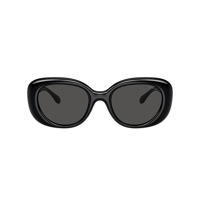 Coach 8391U Fashion Retro Commuter Versatile Cat Eye Sunglasses Women sunglasses 0HC8391U53 580513 Ivory Frame Gradient Brown Lens
