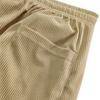 Men'S Corduroy Straight Leg Pants with Drawstring Waist, Pockets, and Logo Design - Stretchy, Casual Fit for Everyday Wear, Spri