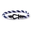 European and American Stainless Steel Nylon Rope Hand Rope Men and Women Couple Casual Trendy Color