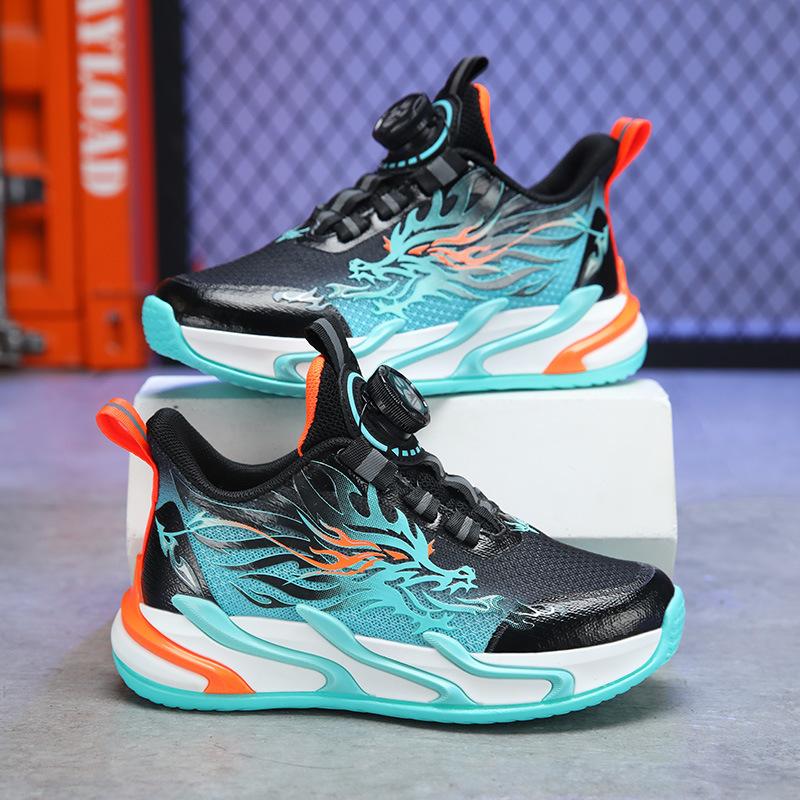 Casual Shoes Boys Children's Sports 2025 Sports Spring Year Net Sports Shoes Dragon Sports Shoes Middle and Old Children