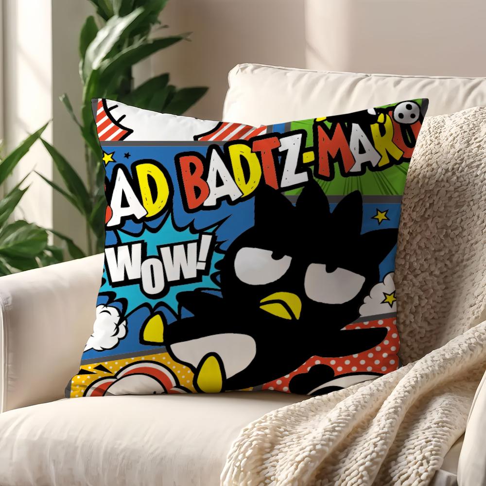 Cartoon Bad Badtzmaru Cushion Cover For Pillow Printing Sofa Decoration Home Car Room Coffee Shop Office Nordic Simplicity