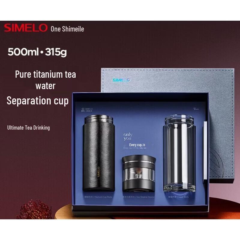 Shimeile Pure Titanium Tea Infuser Vacuum Flask