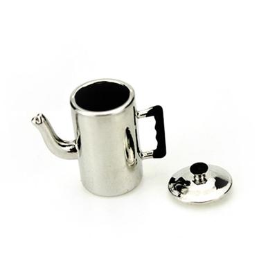1Pc Dollhouse Miniature Alloy Mini Milk Tea Kettle Kitchen 1:12 1:6 Kids Toy Gift
