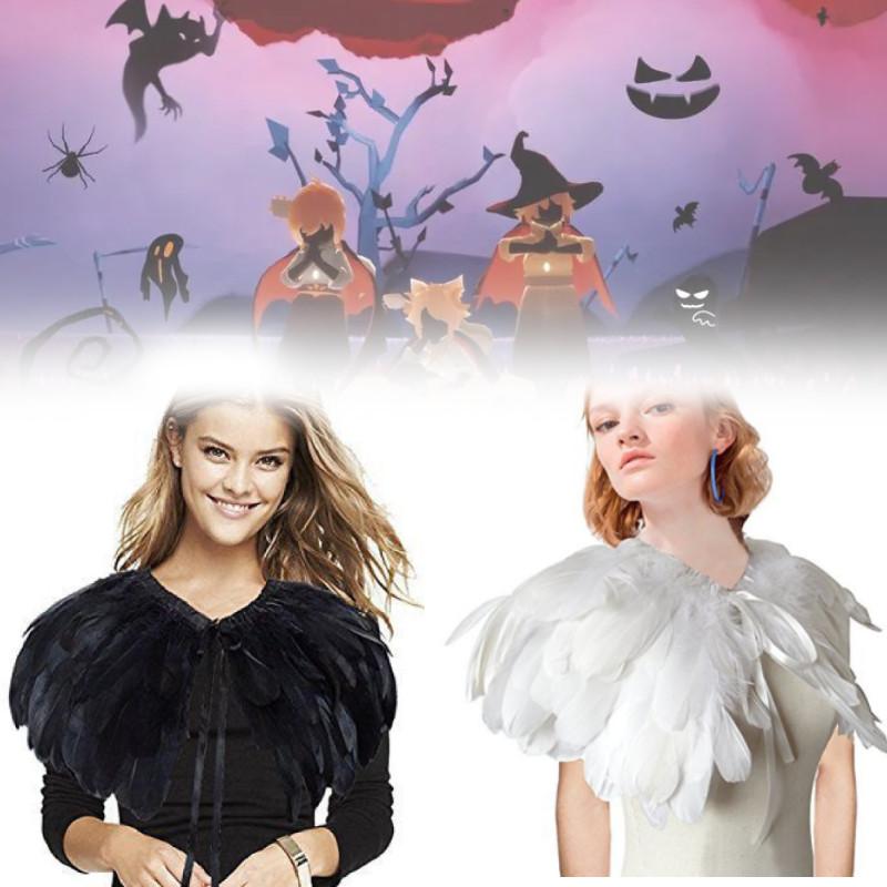 Shawl Feather Halloween Cosplay Costumes Parties Stage Performances Stylish Gift