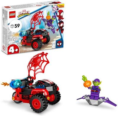 LEGO Marvel 10781 Miles Morales Building Set: Techno Three-wheeled Spider-Man