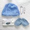 Street Style 20cm Cotton Doll Clothes Hoodie Plush Doll Clothes Idol Doll Clothes  20cm Cotton Doll