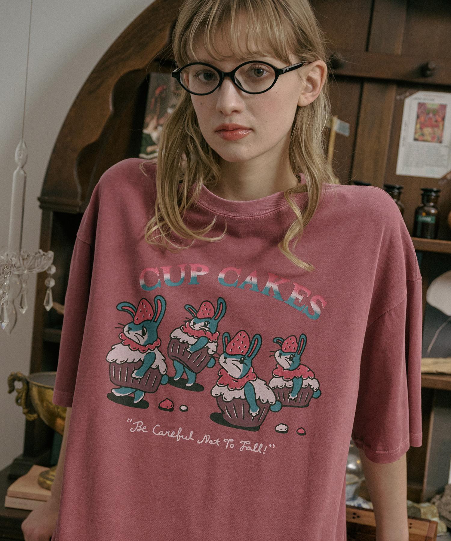 Compagno Cupcake Pigment Short Sleeve T-Shirt Dusty Pink Dusty Pink/L