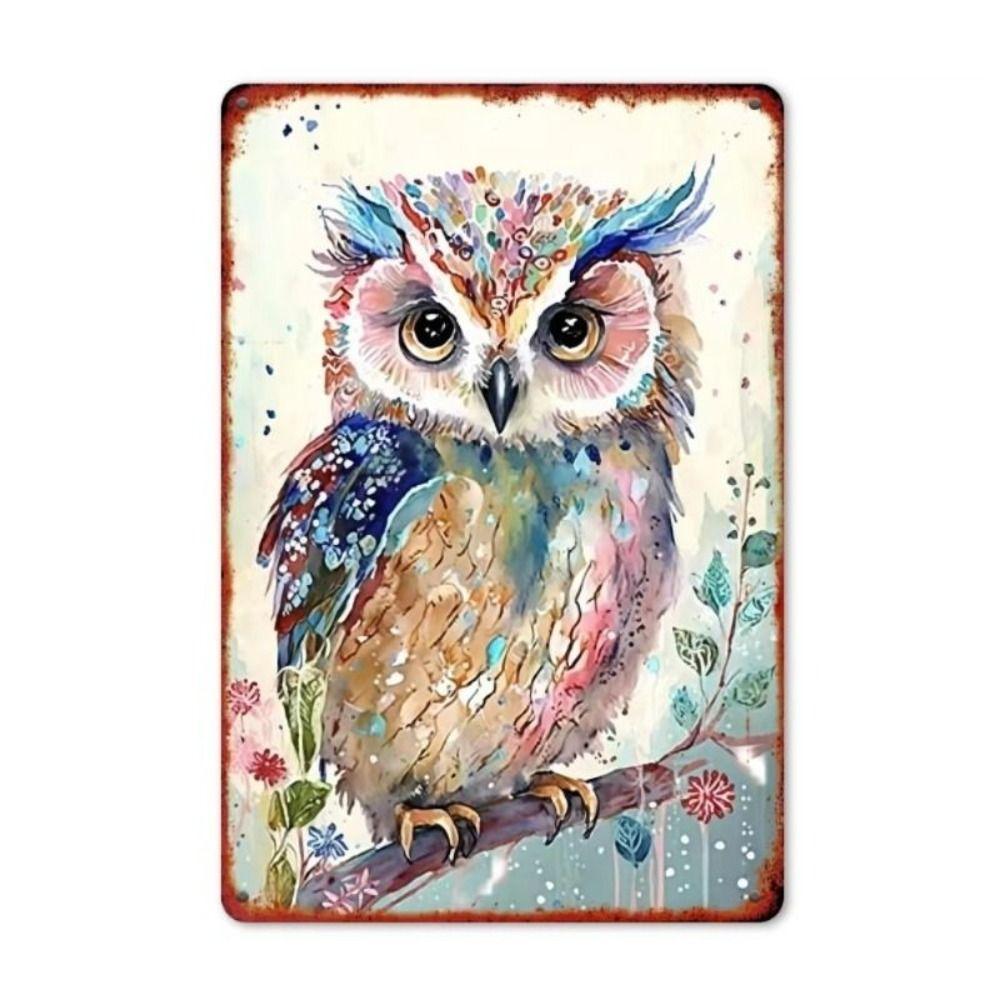Metal Wall Art Sign Hanging Decor 20x30cm
