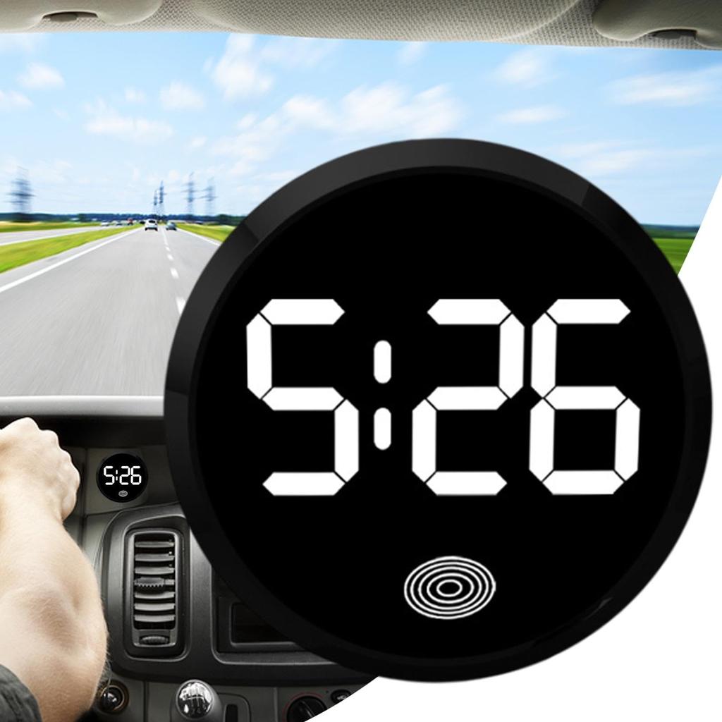 Car Dashboard Electronic Clock, Digital Dashboard Car Clock | Dashboard Electronic Clock, Touch Activated