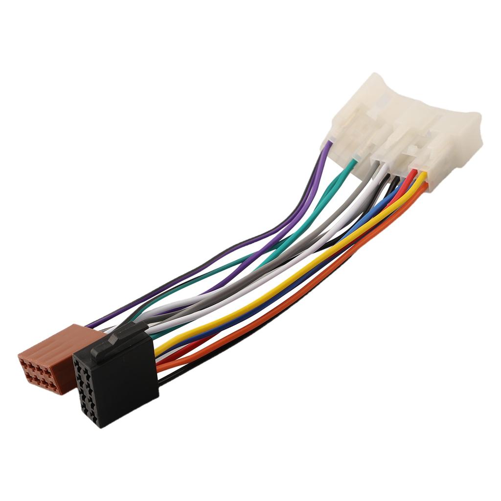 Easy to Use For ISO Radio Wiring Harness Adapter for Toyota Car Stereo