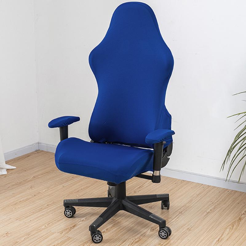 Milk-Silk Gaming Chair Cover, Solid Color Esports Seat Cover, Computer Chair Slipcover