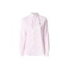 Polo Ss23 Solid Color Logo Embroidered Single-Breasted Long Sleeve Shirt Women Shirts Pink 211642479-001