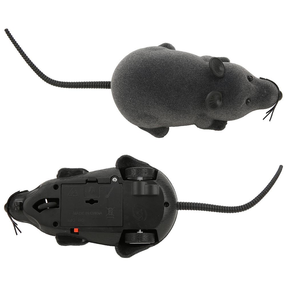 Remote Control Plush Mouse Mice Simulation Animals Pet Cat Toy Trick Playing Novelty Gift