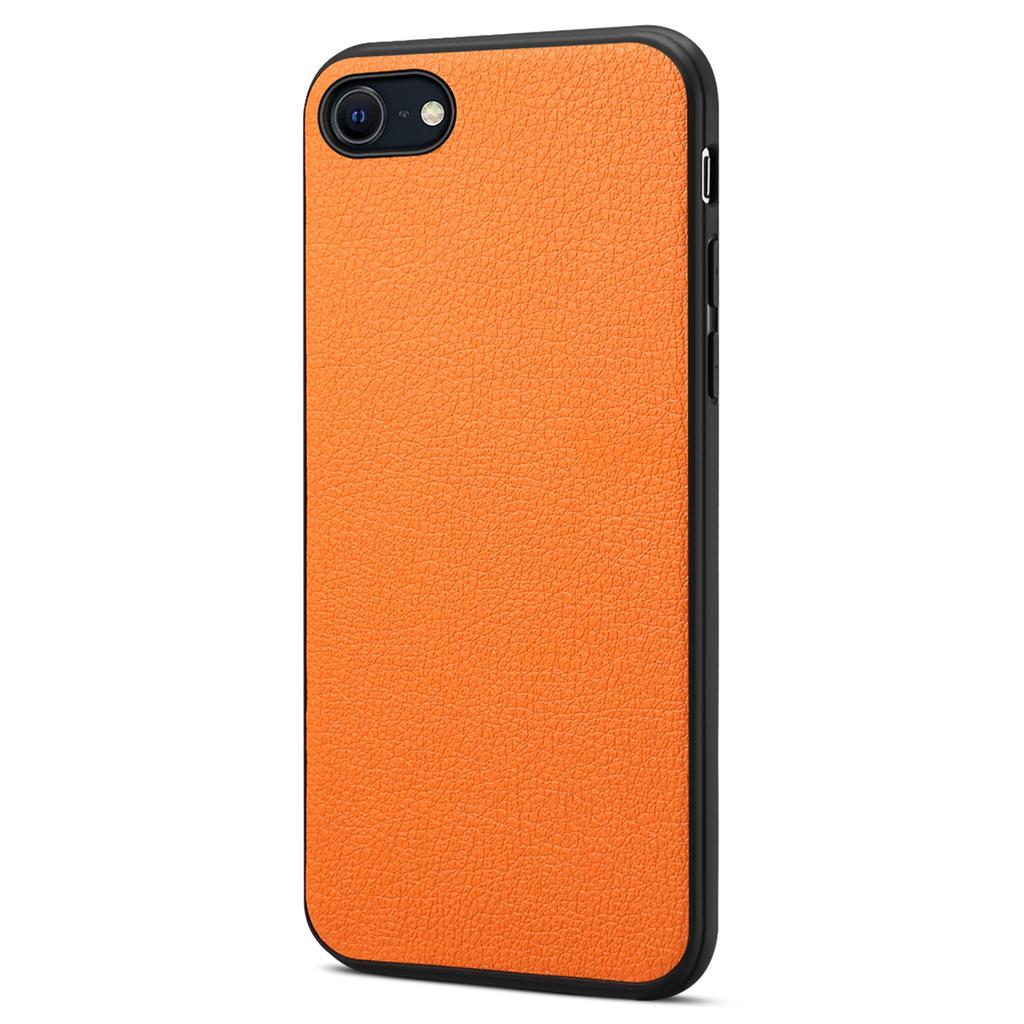 For iPhone 7 4.7 inch/8 4.7 inch/SE (2020)/SE (2022) Cell Phone Case Calf Texture PC+TPU+PU Leather Cover